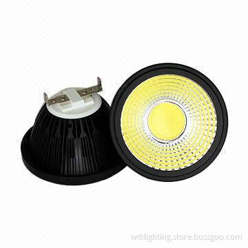 10W AR111 COB LED Spotlights with G53, GU5.3, GU10, E27 Base is Available, 12V AC Input Voltage